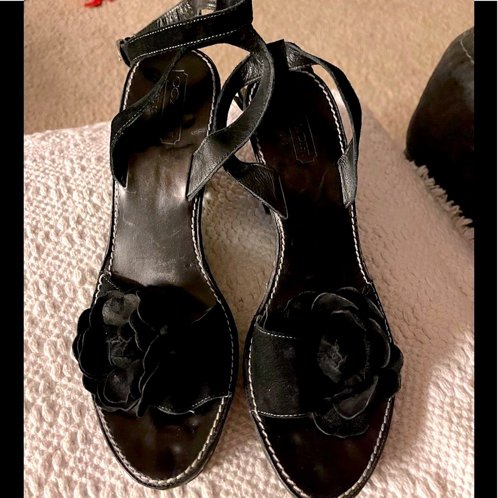 Coach Platform Flower Sandals
